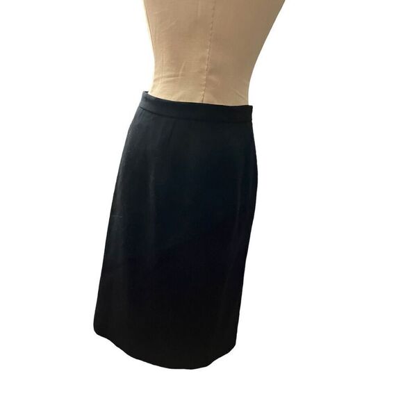 Jones New York Black Wool A-Line Skirt / SZ: 16 - Picture 2 of 5